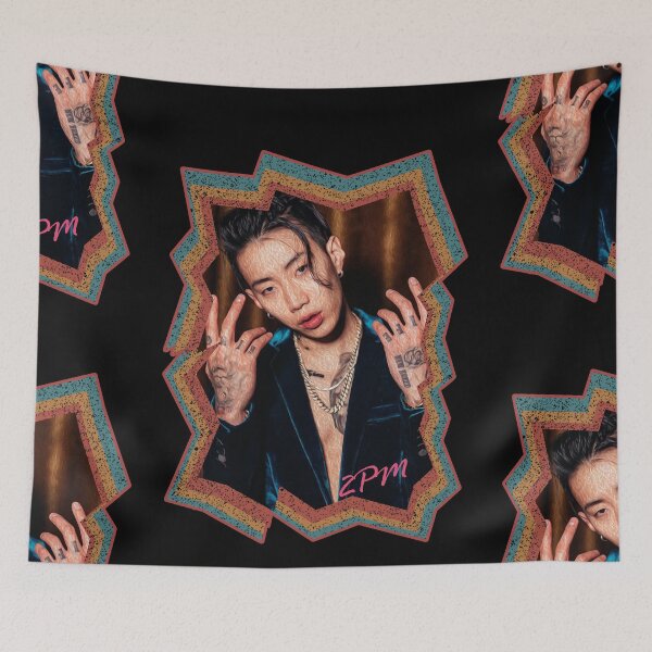 Item preview, Park Jaebeom 2PM Jay Park Korean Kpop Retro Color Oil Paint Design designed and sold by Piosenka Art.