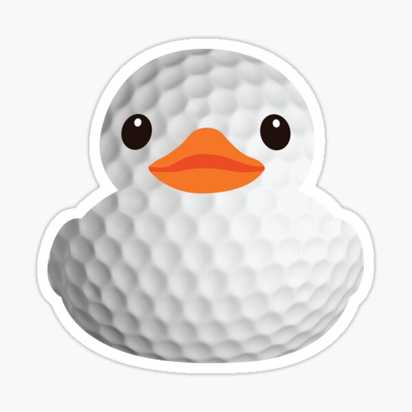 Item preview, Golf Ball Rubber Duck designed and sold by GlitterState.
