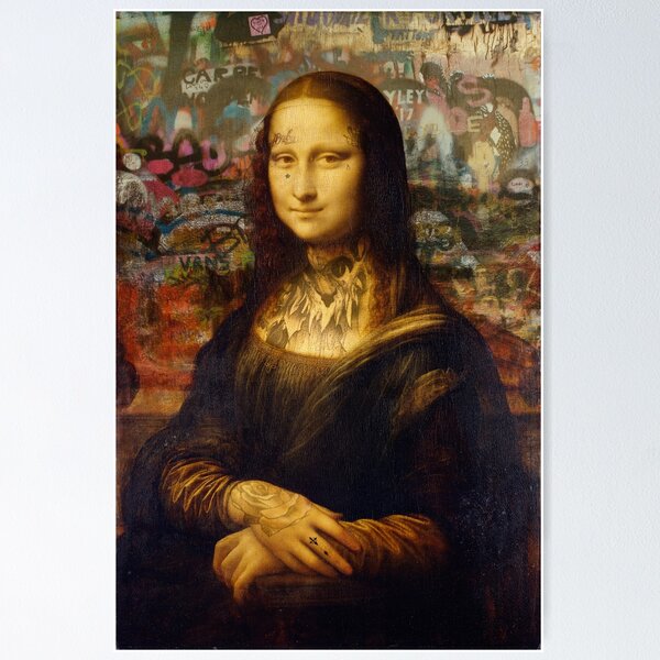 Item preview, Mona Lisa Graffiti designed and sold by miketea.