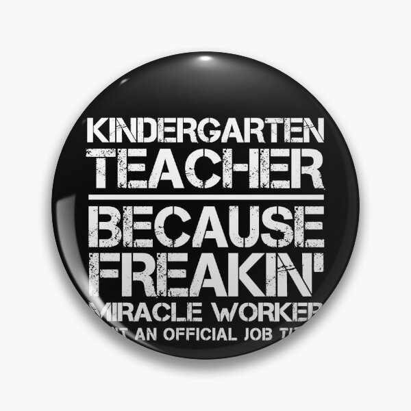 Item preview, Kindergarten Teacher Miracle Worker designed and sold by clickmostro.