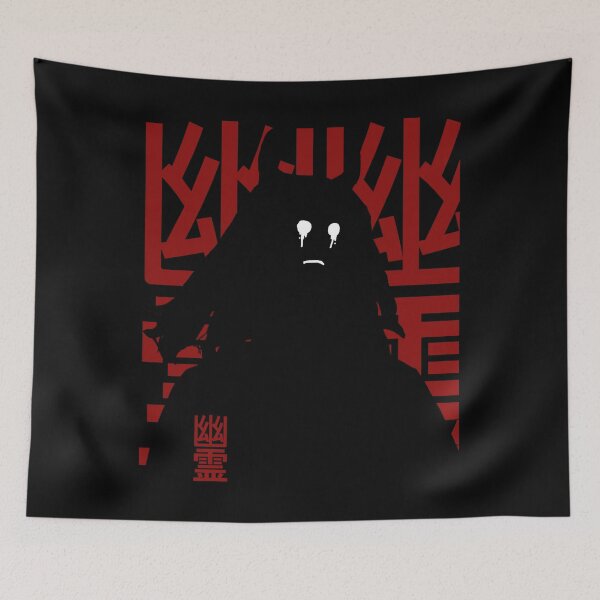 Item preview, Japanese Sad Crying Demon Yurei Harajuku Kanji Graphic designed and sold by VaporwaveAnime.