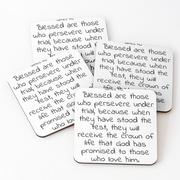 Item preview, Bible verse: James 1:12 designed and sold by john-3-16.