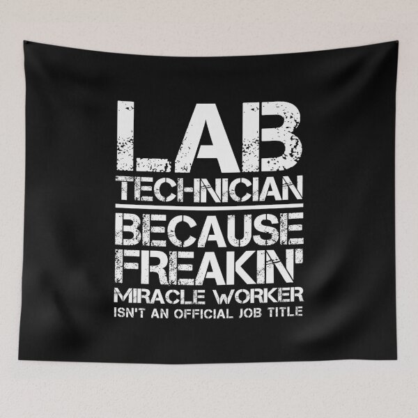 Item preview, Lab Technician Miracle Worker designed and sold by clickmostro.