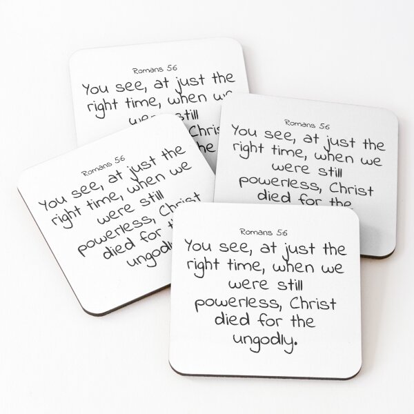 Item preview, Bible verse: Romans 5:6 designed and sold by john-3-16.