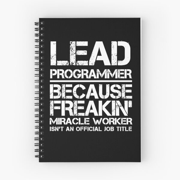 Item preview, Lead Programmer Miracle Worker designed and sold by clickmostro.