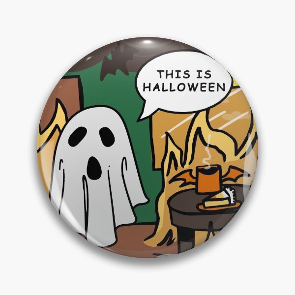 Item preview, This Is Fine Halloween Edition designed and sold by BubblePieces.