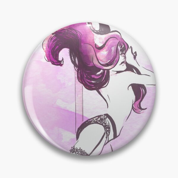 Item preview, Watercolor Exotic Pole Dancer - Pink Titanic designed and sold by Leiratorii.