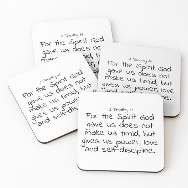 Item preview, Bible verse: 2 Timothy 1:7 designed and sold by john-3-16.