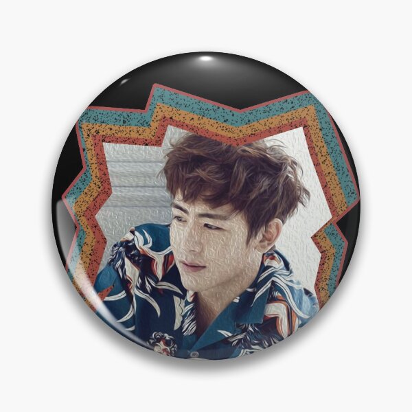 Item preview, Nichkhun Buck Horvejkul 2PM Nichkhun Korean Kpop Retro Color Oil Paint Design designed and sold by Piosenka Art.