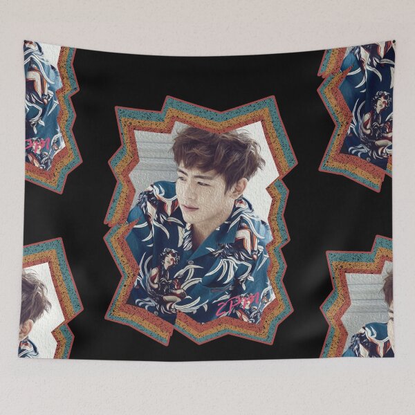 Item preview, Nichkhun Buck Horvejkul 2PM Nichkhun Korean Kpop Retro Color Oil Paint Design designed and sold by Piosenka Art.