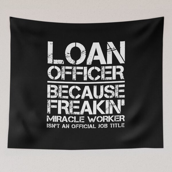 Item preview, Loan Officer Miracle Worker designed and sold by clickmostro.