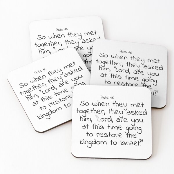 Item preview, Bible verse: Acts 1:6 designed and sold by john-3-16.