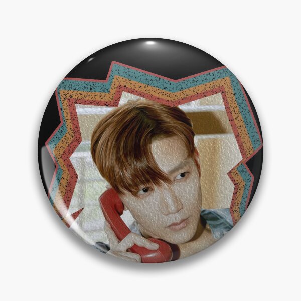 Item preview, Kim Minjun 2PM Jun K Korean Kpop Retro Color Oil Paint Design designed and sold by Piosenka Art.
