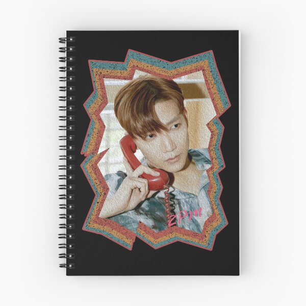 Item preview, Kim Minjun 2PM Jun K Korean Kpop Retro Color Oil Paint Design designed and sold by Piosenka Art.