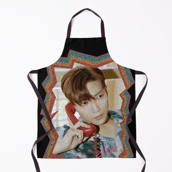 Item preview, Kim Minjun 2PM Jun K Korean Kpop Retro Color Oil Paint Design designed and sold by Piosenka Art.