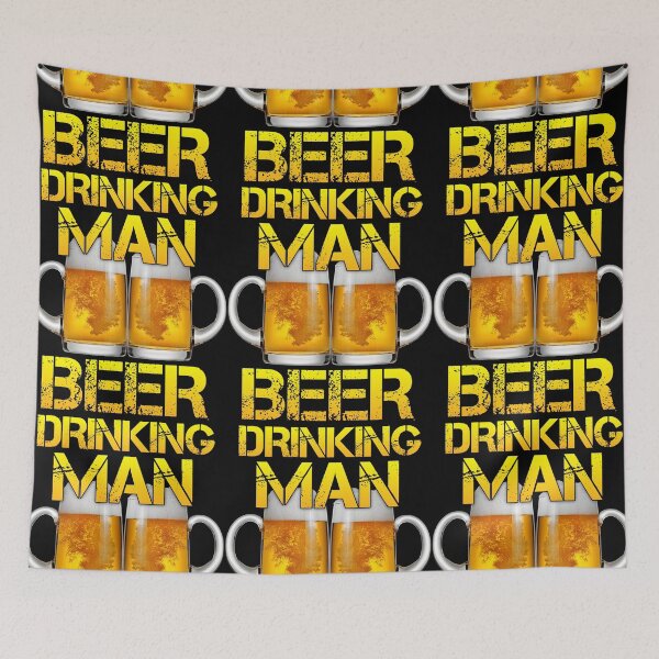 Item preview, Beer Drinking Man designed and sold by RGRamsey.