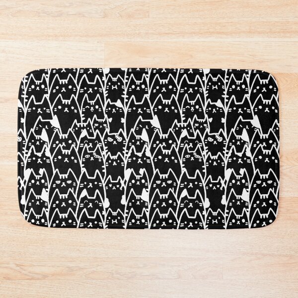 Item preview, Black of Cat Pate - Many cat pattern for cat lover designed and sold by Jaruchan.