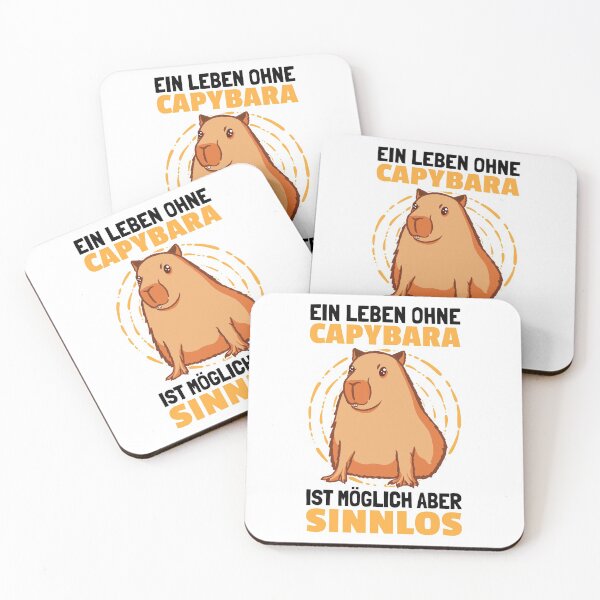 Item preview, Life without Capybara Capybara rodent designed and sold by madgrfx.