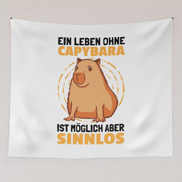 Item preview, Life without Capybara Capybara rodent designed and sold by madgrfx.