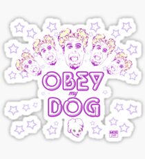 Obéissez mon chien Sticker
