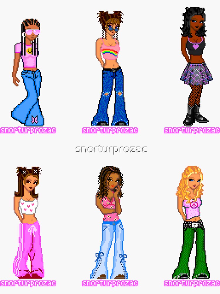 Pixel dolls 2000s shop