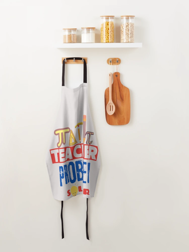 Thumbnail 4 of 6, Apron, Problem Solver Math Teacher designed and sold by Eman4design.