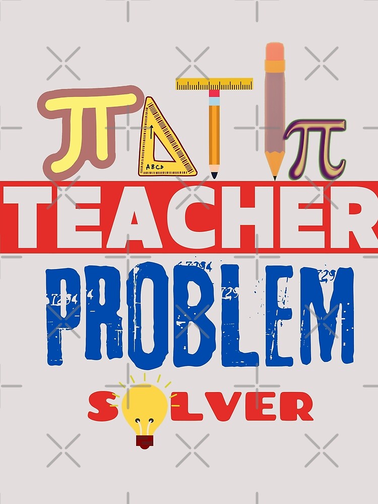 Thumbnail 3 of 3, Scarf, Problem Solver Math Teacher designed and sold by Eman4design.