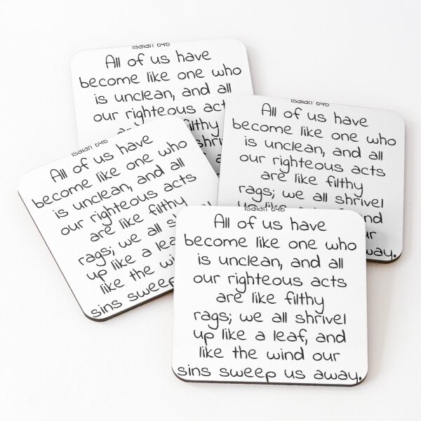 Item preview, Bible verse: Isaiah 64:6 designed and sold by john-3-16.