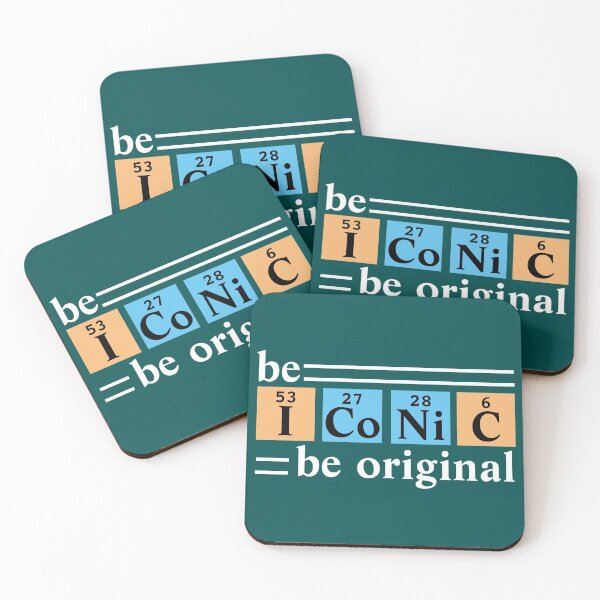 Item preview, Be Iconic Be Original. Funny chemistry joke designed and sold by ramazis.