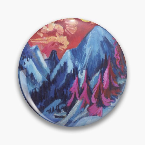 Item preview, Winter Landscape in Moonlight (1919) by Ernst Ludwig Kirchner designed and sold by Ben2128.