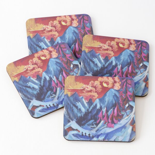 Item preview, Winter Landscape in Moonlight (1919) by Ernst Ludwig Kirchner designed and sold by Ben2128.