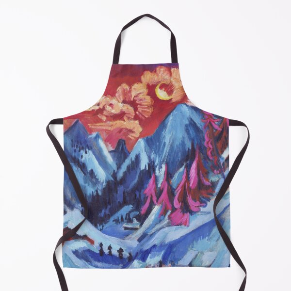 Item preview, Winter Landscape in Moonlight (1919) by Ernst Ludwig Kirchner designed and sold by Ben2128.