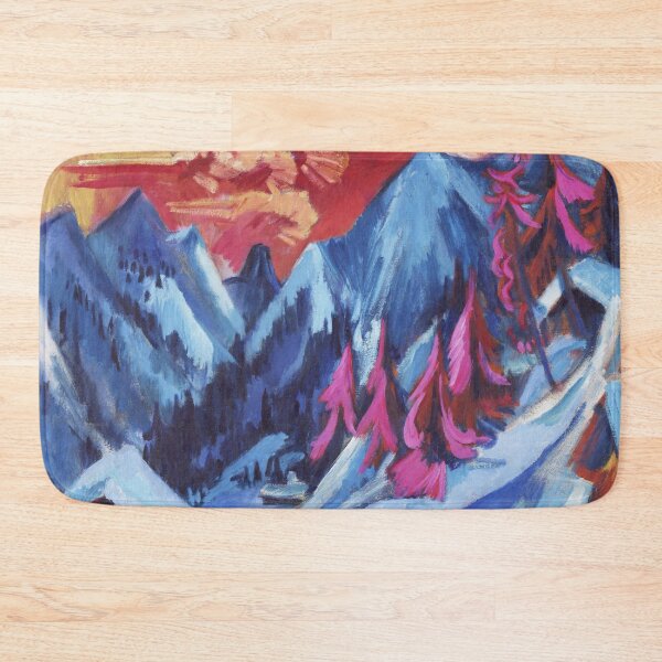 Item preview, Winter Landscape in Moonlight (1919) by Ernst Ludwig Kirchner designed and sold by Ben2128.