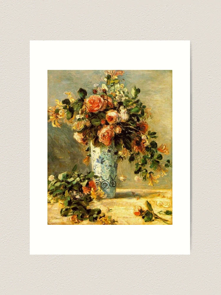 Pierre-Auguste Renoir -Vase of Flowers 1881
