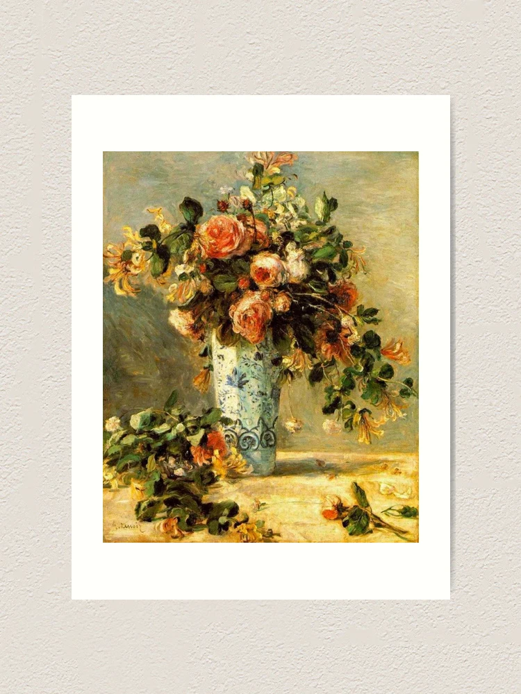 Pierre-Auguste Renoir -Vase of Flowers 1881