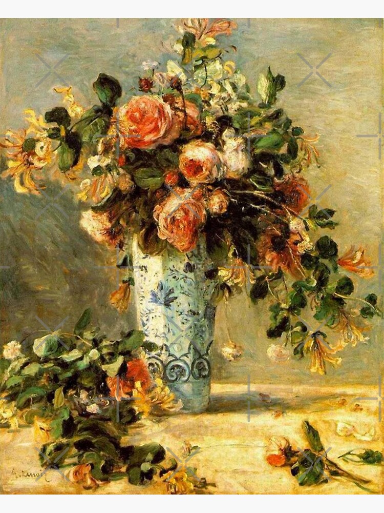 Pierre-Auguste Renoir -Vase of Flowers 1881