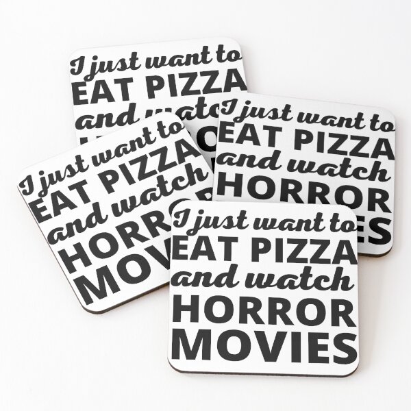 Item preview, I Just Want To Eat Pizza And Watch Horror Movies designed and sold by SweetAndSpice.
