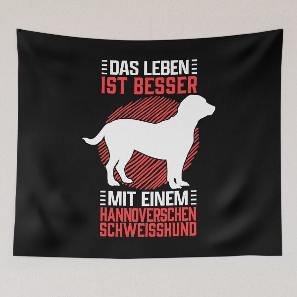 Item preview, Life with the Hannoverscher Schweißhund Jagdhund designed and sold by madgrfx.