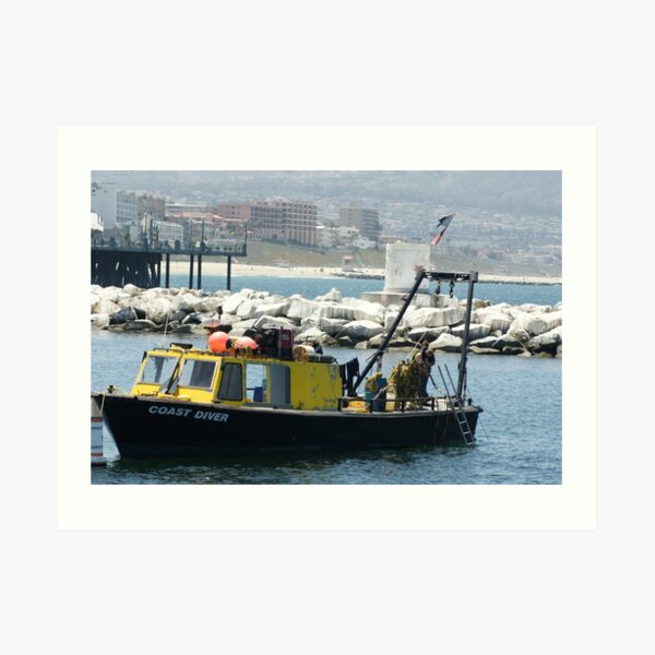 Coast Diver; Manhattan Beach, CA USA Art Print