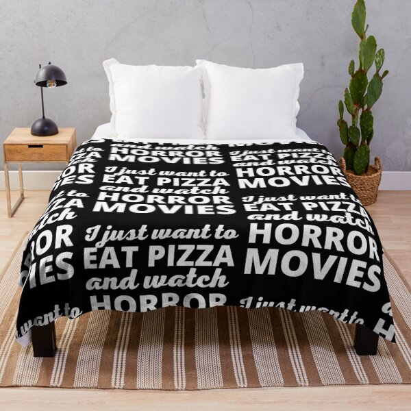 Item preview, I Just Want To Eat Pizza And Watch Horror Movies designed and sold by SweetAndSpice.