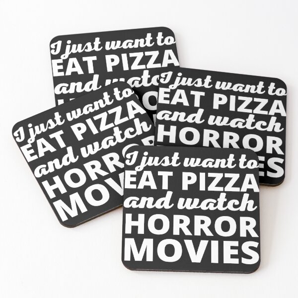 Item preview, I Just Want To Eat Pizza And Watch Horror Movies designed and sold by SweetAndSpice.