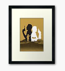 Golden Framed Print