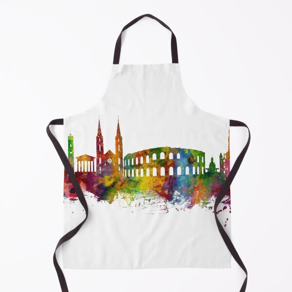 Item preview, Nîmes France Skyline designed and sold by ArtPrints.
