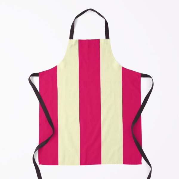 Item preview, Large RASPBERRY and CREAM Vertical STRIPES designed and sold by RachelMacht.
