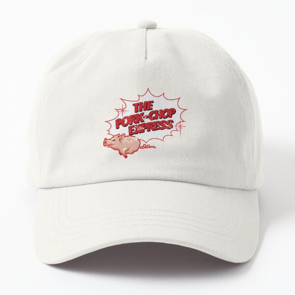 Pork Chop Express - Distressed Red Outline Variant Dad Hat