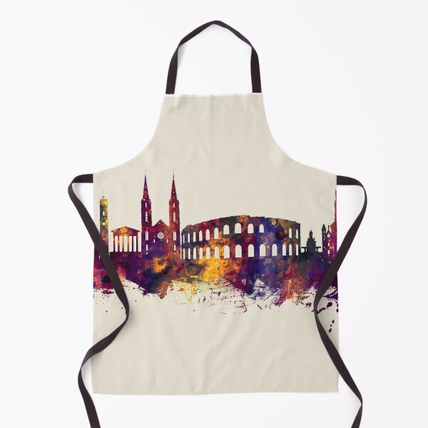 Item preview, Nîmes France Skyline designed and sold by ArtPrints.