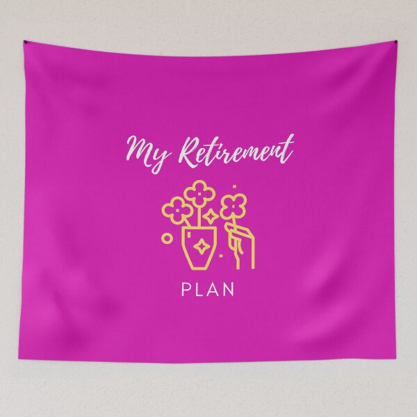 Item preview, This is my retirement plan - Flower Arranging designed and sold by RudeBeeDesigns.