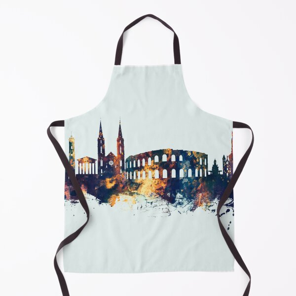 Item preview, Nîmes France Skyline designed and sold by ArtPrints.