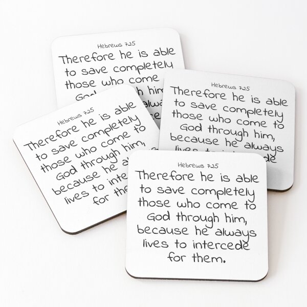 Item preview, Bible verse: Hebrews 7:25 designed and sold by john-3-16.