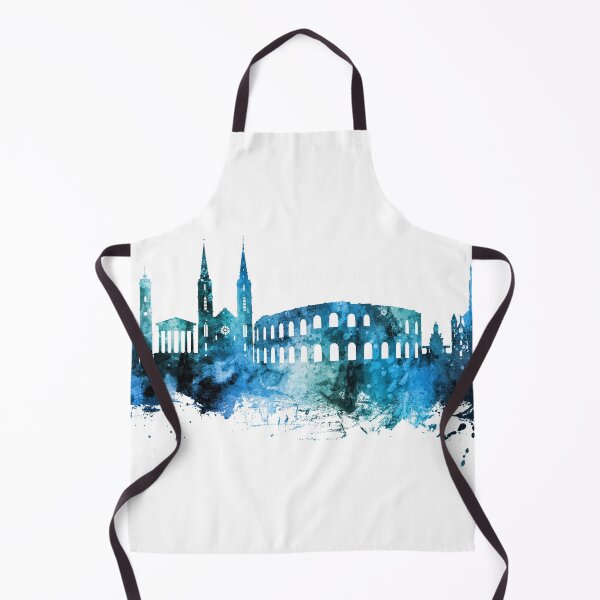 Item preview, Nîmes France Skyline designed and sold by ArtPrints.